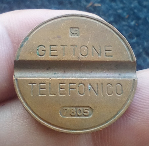 Gettone telefonico 7805 - telefonico,