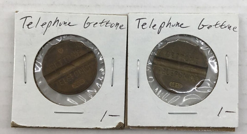 Vintage gettone telefonico - 2,
