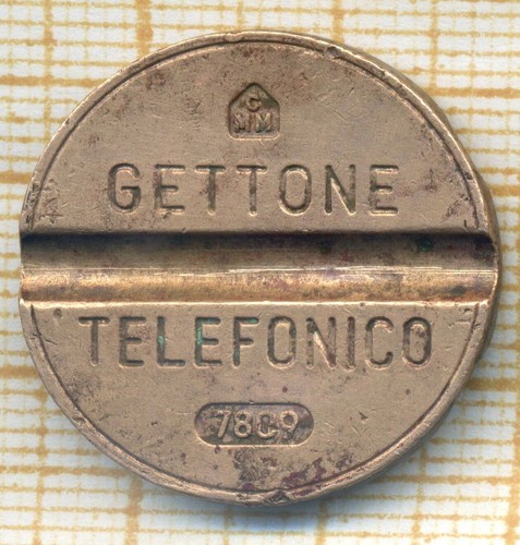 Italian telephone token - italian,