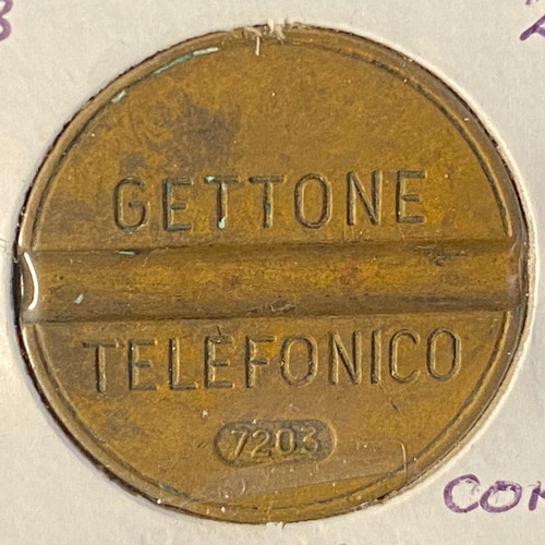 Gettone telefonico 1972 public - gettone,