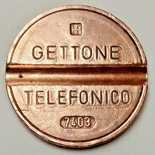 Vintage gettone telefonico - vintage,