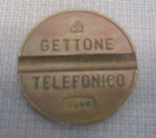 Vintage gettone telefonico - vintage,