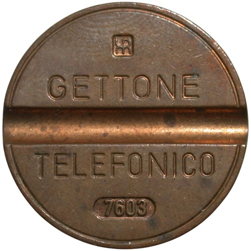 Gettone telefonico 7603 - -,