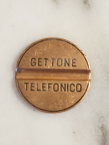 Vintage gettone telefonico - vintage,