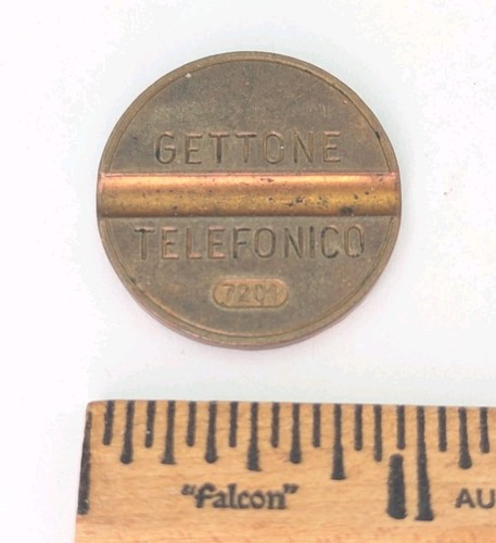 Vintage gettone telefonico - vintage,