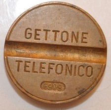 1969 Italian Telephone Token -