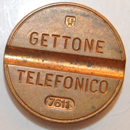 1976 italian telephone - telephone, token