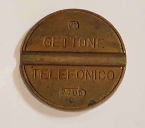 Vintage gettone telefonico - vintage,
